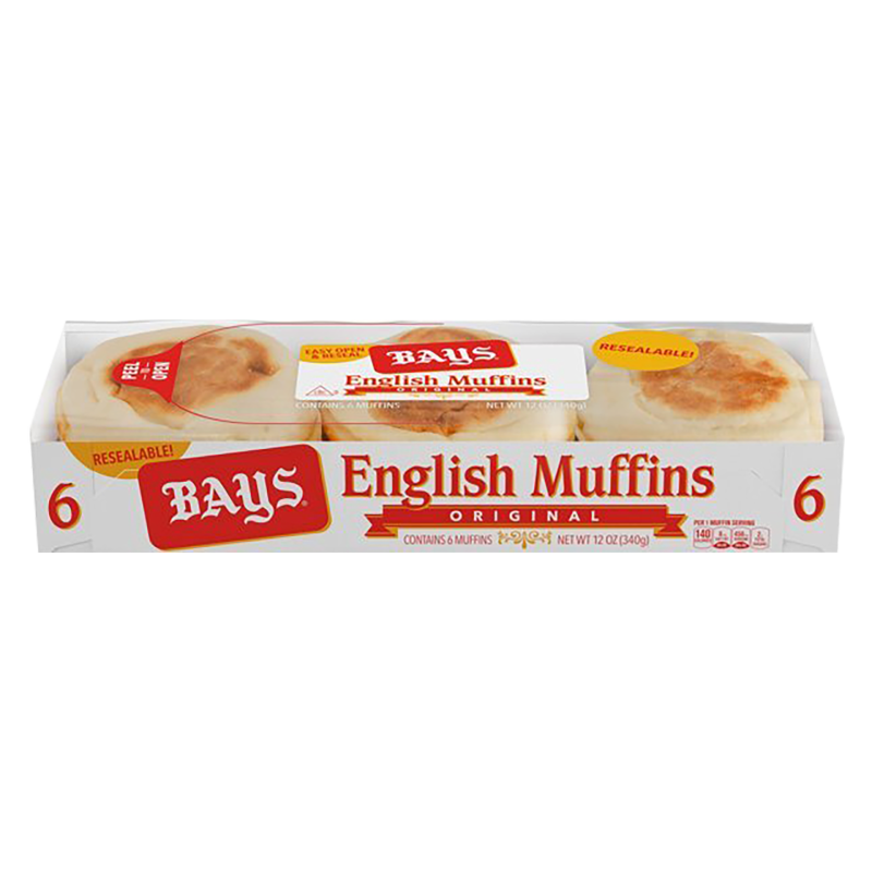 Bays Original English Muffin, Frozen