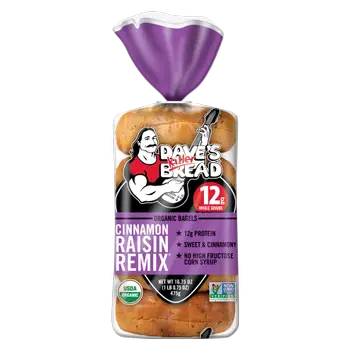 Dave’s Killer Bread Cinnamon Raisin Remix Bagels – 16.75oz