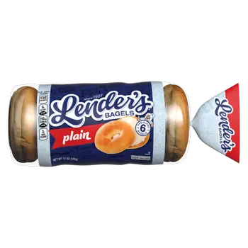 Lender’s Pre-sliced Plain Bagels – 6ct/17.1oz