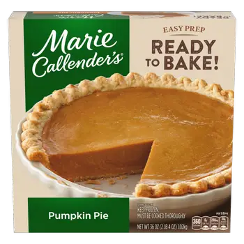 Marie Callender’s Frozen Ready to Bake Pumpkin Pie