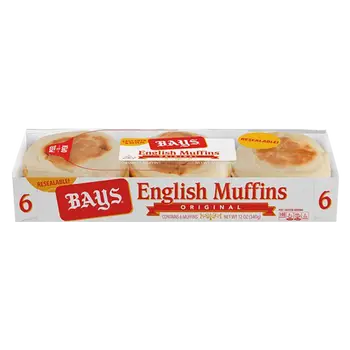 Bays Original English Muffin – 6ct/12oz