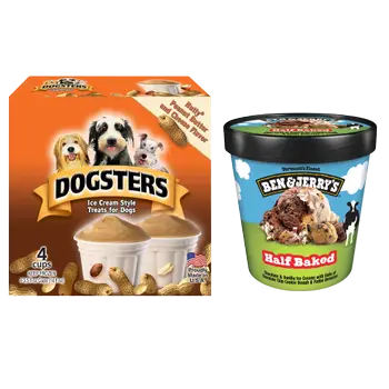 Ben & Jerry’s Half Baked / Dogsters Pet Ice Cream Bundle