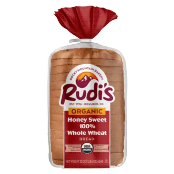 Rudi’s Organic Frozen Honey Sweet 100% Whole Wheat – 22oz