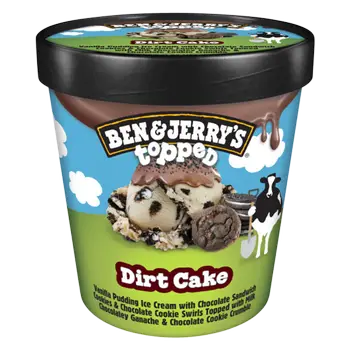 Ben & Jerry’s Dirt Cake Topped Ice Cream Pint