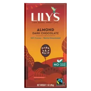 Lily’s Milk Chocolate Salted Almond Bar 3oz