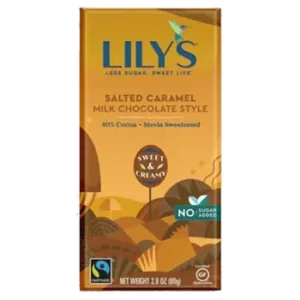 Lily’s Milk Chocolate Salted Caramel Bar 2.8oz