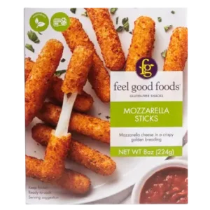 Feel Good Foods Gluten Free Mozzarella Sticks 8oz